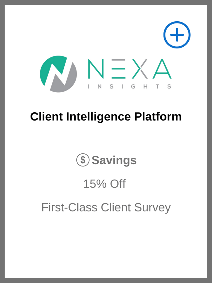 nexa insights savings tile