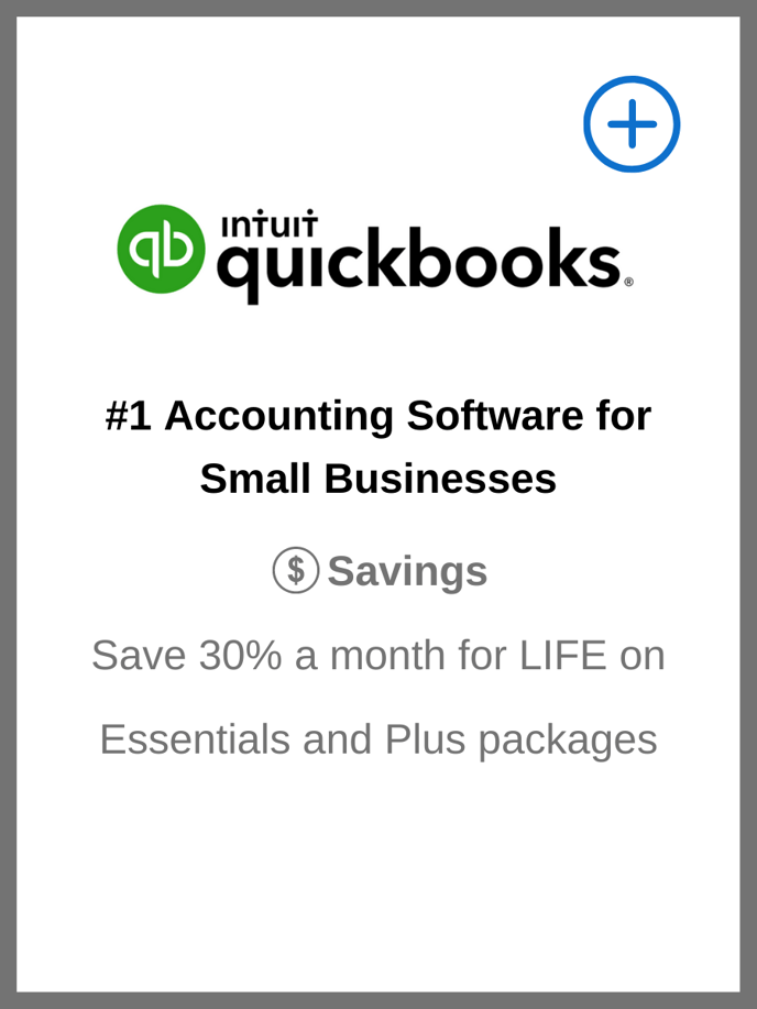 quickbooks savings tile